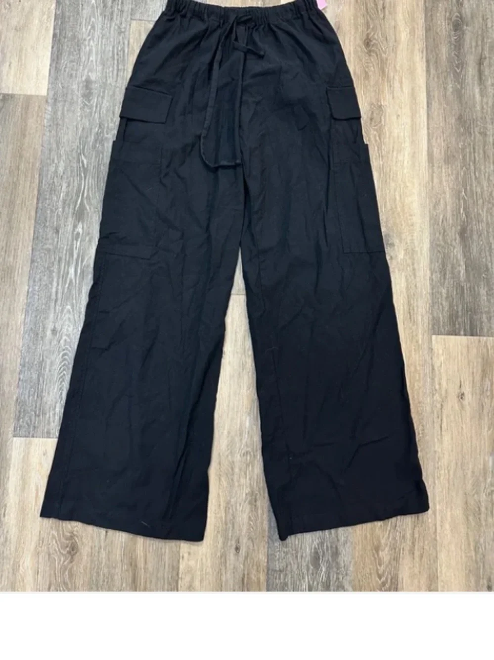 Ethan Twill Pants Reformation $198 new linen revolve summer pockets cargo wide